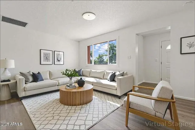 a view of an empty room