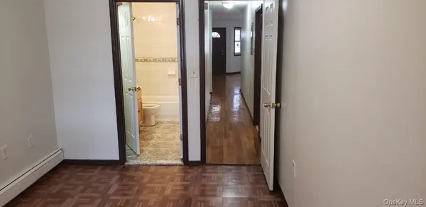 a view of a glass door with a glass door