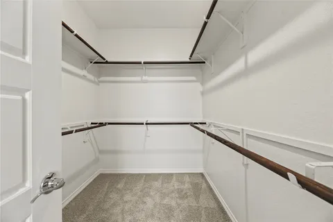 a view of a walk in closet