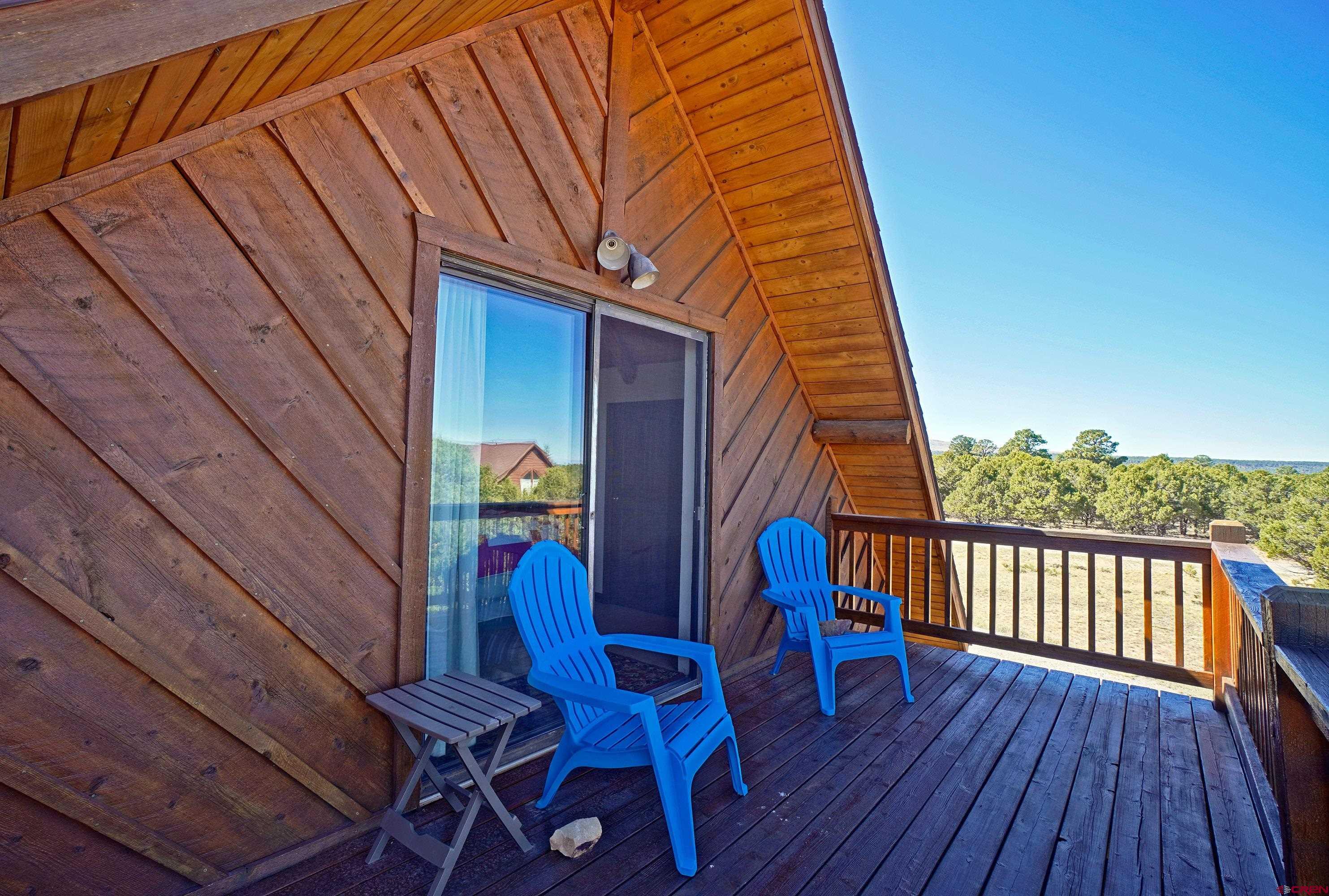 76 Tower Road South Ridgway, CO 81432 - Photo 22 of 37 a view of a balcony with furniture