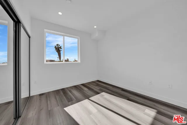 a view of wooden floor in a room