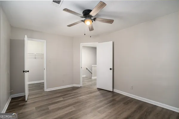 wooden floor in an empty room