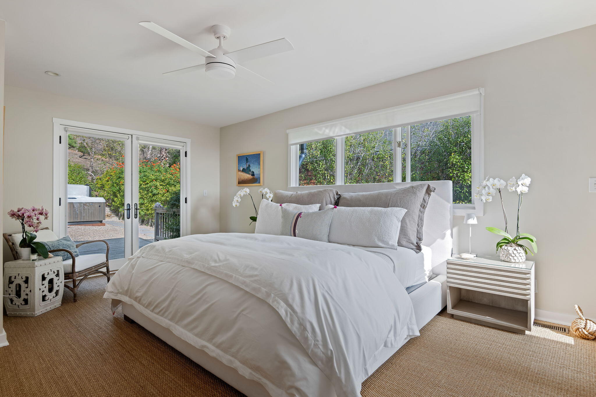 2290 Whitney Avenue Summerland, CA 93067 - Photo 11 of 28 a bedroom with bed and a large window