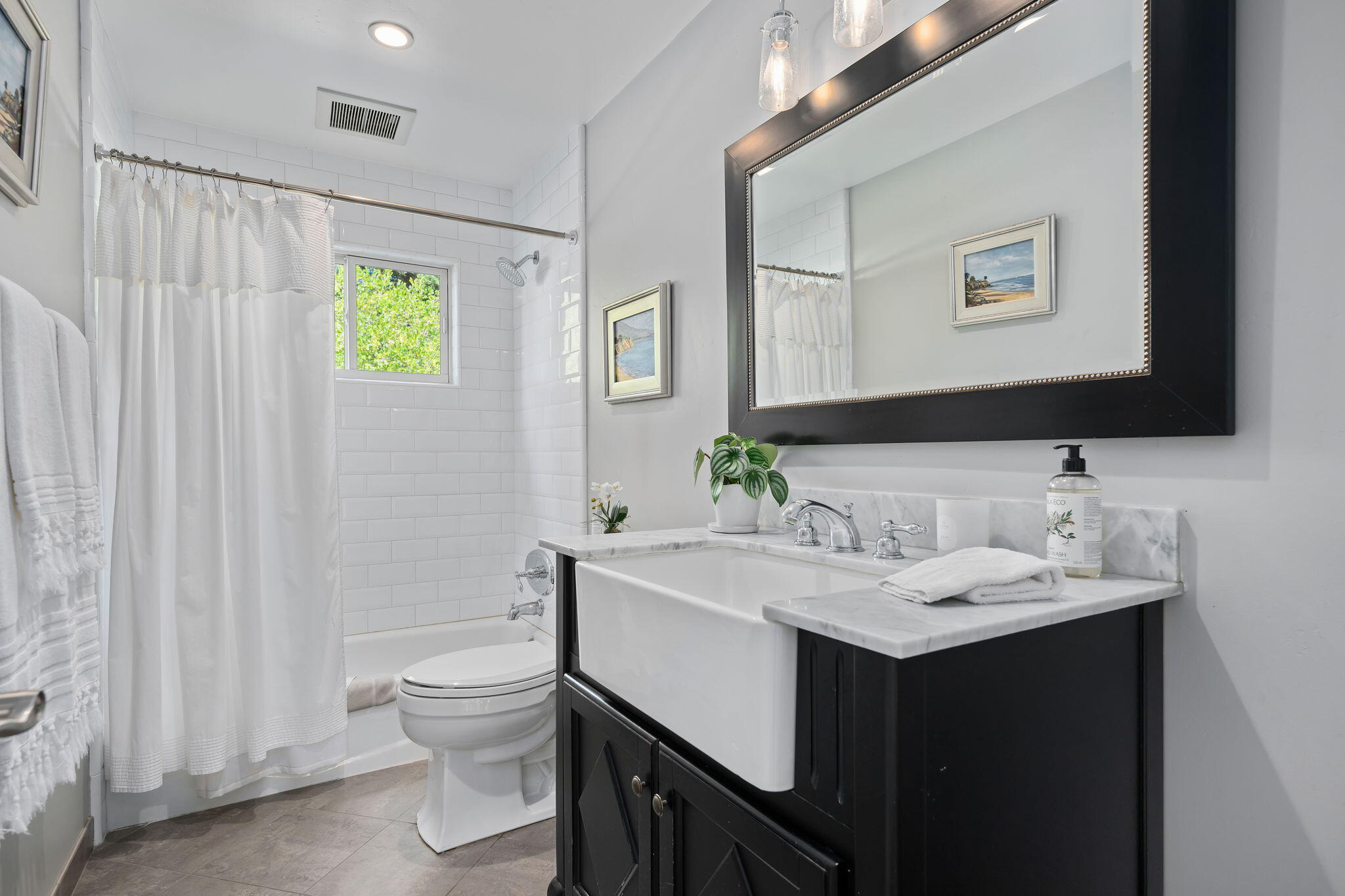 2290 Whitney Avenue Summerland, CA 93067 - Photo 16 of 28 a bathroom with a sink and a mirror