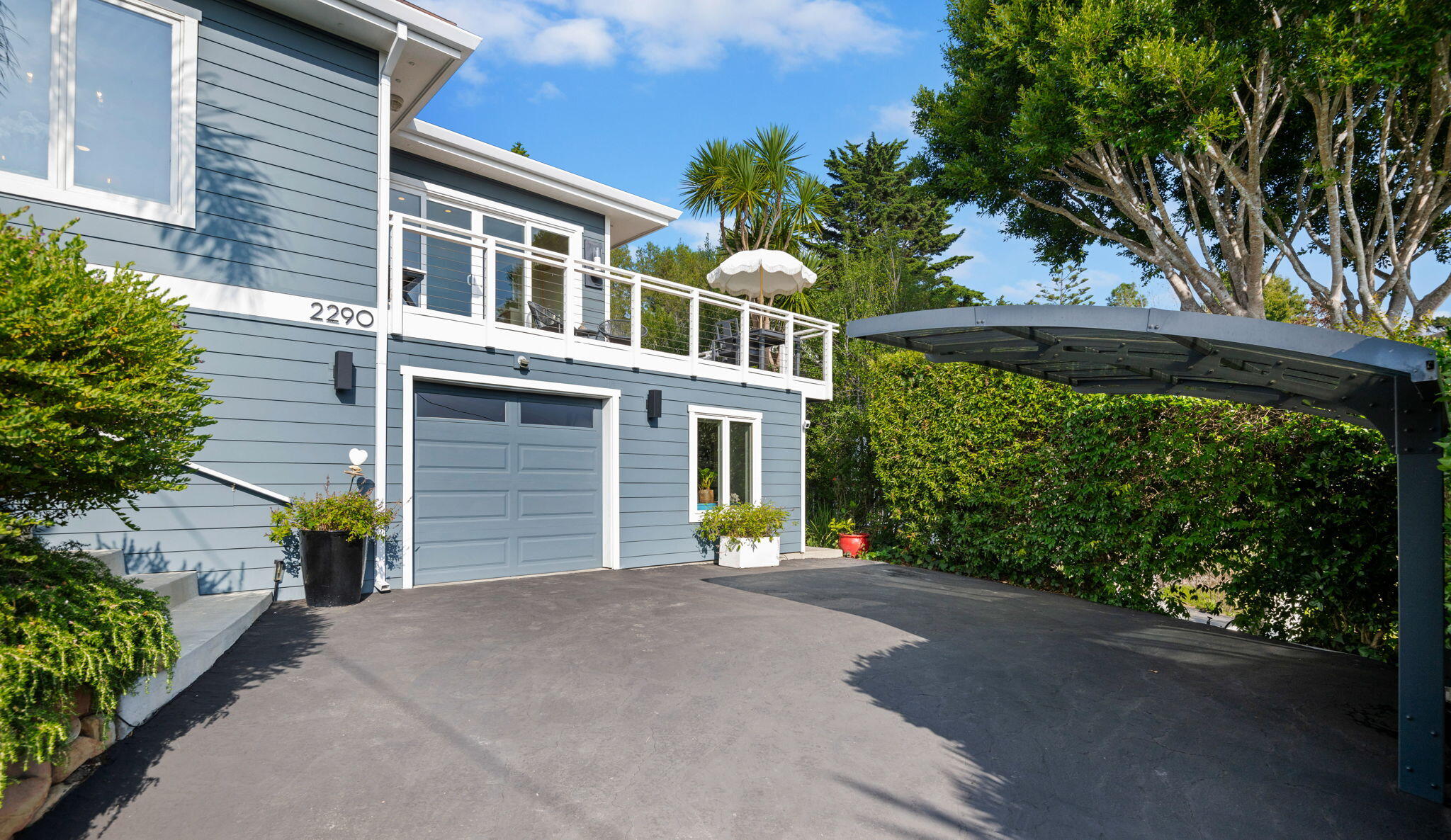 2290 Whitney Avenue Summerland, CA 93067 - Photo 3 of 28 front view of a house with a street