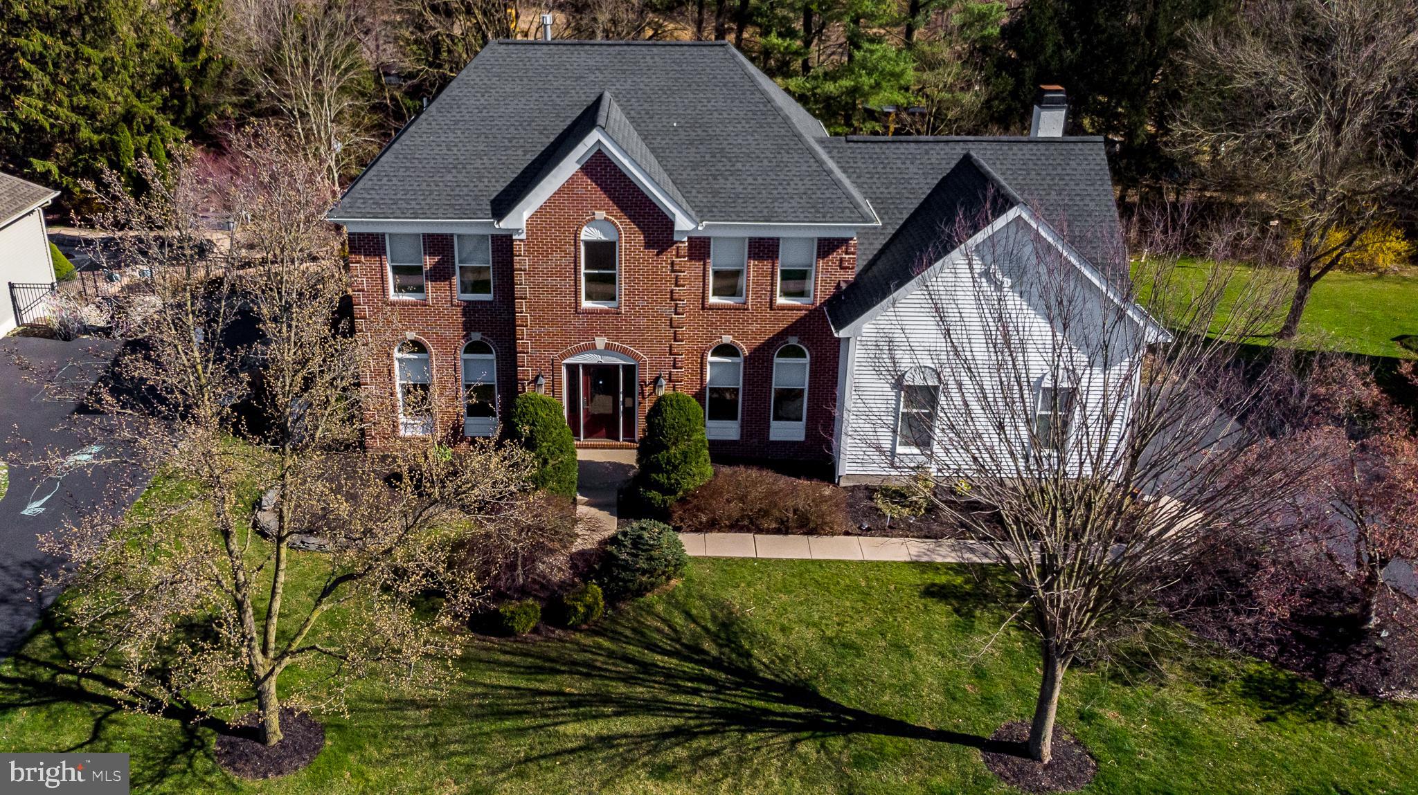 Aerial Front Exterior