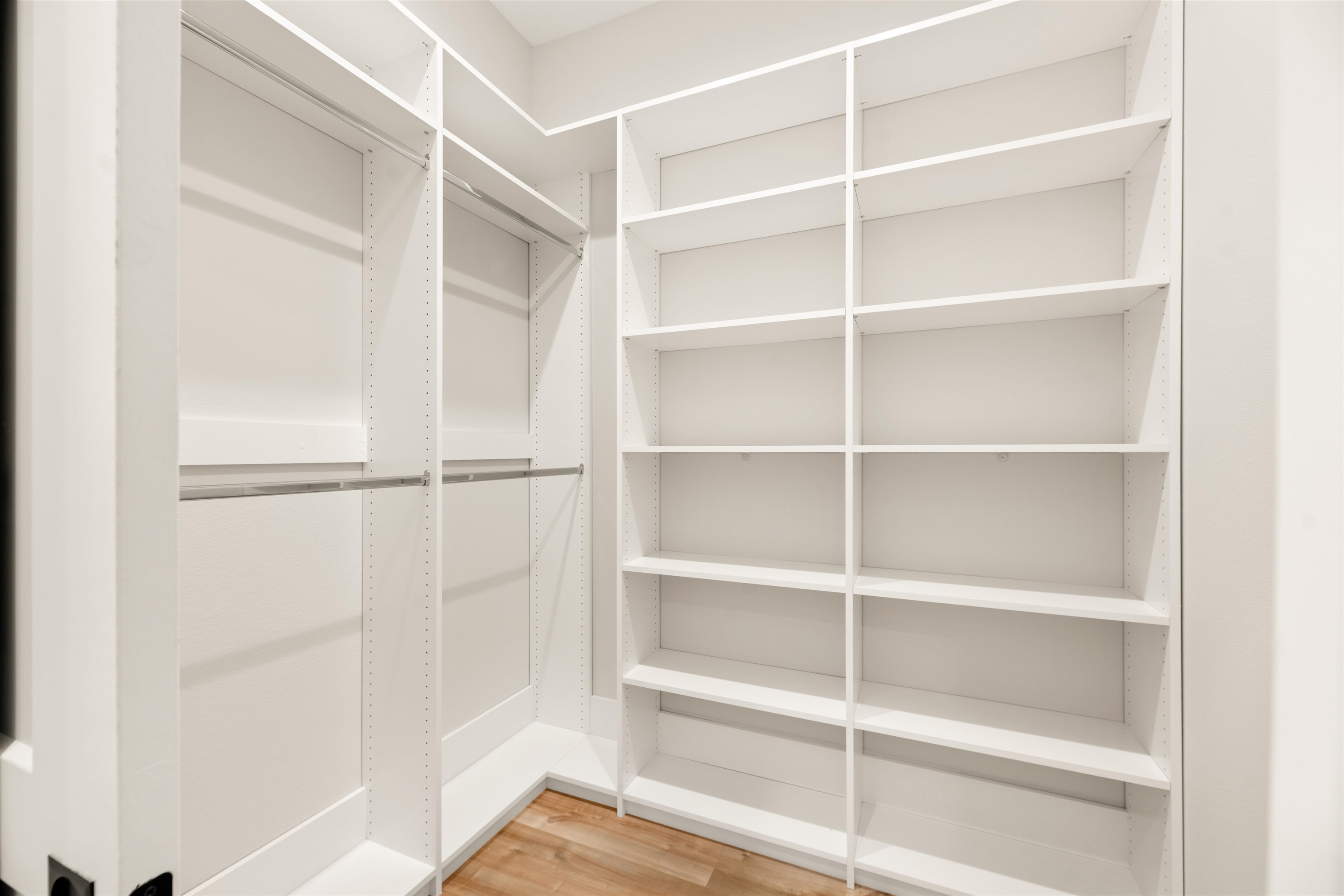2549 Palm Avenue Flagler Beach, FL 32136 - Photo 25 of 68 a view of walk in closet with empty racks