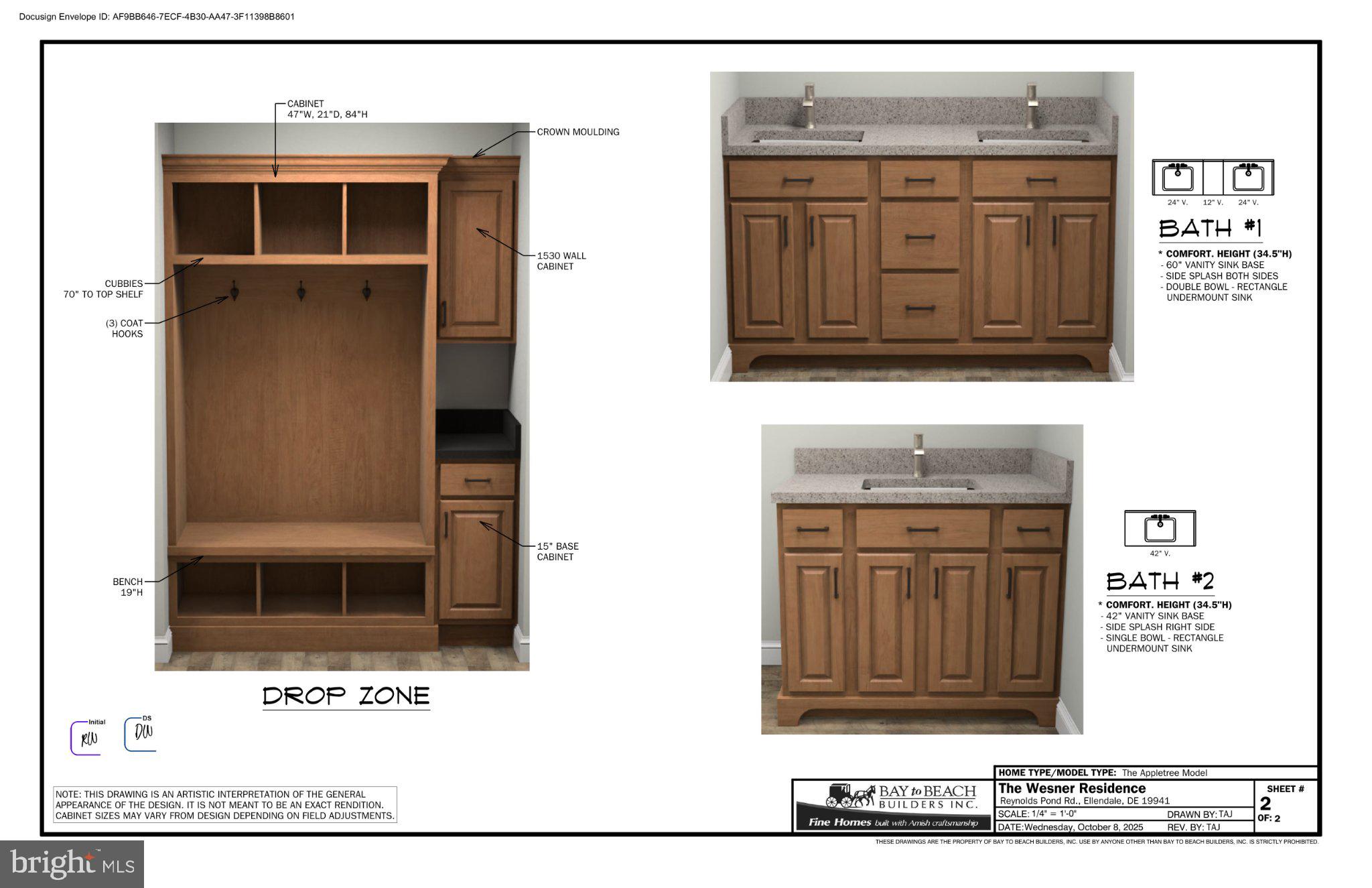 20256 Reynolds Pond Road Ellendale, DE 19941 - Photo 18 of 18 Stylish drop zone and bath designs.