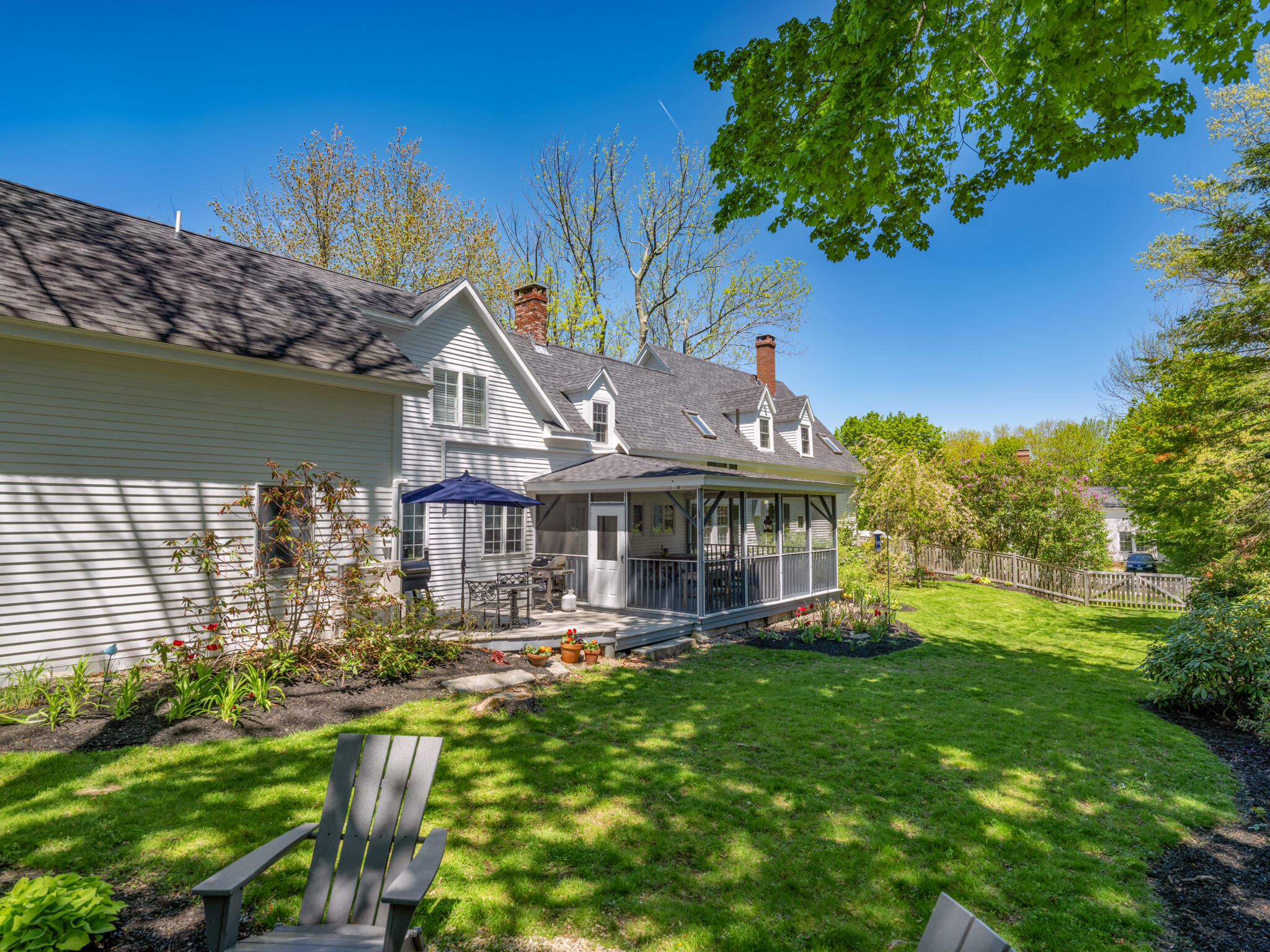 75 Court Street Belfast, ME 04915 - Photo 88 of 94 Tranquil Back Yard w/ Back Deck