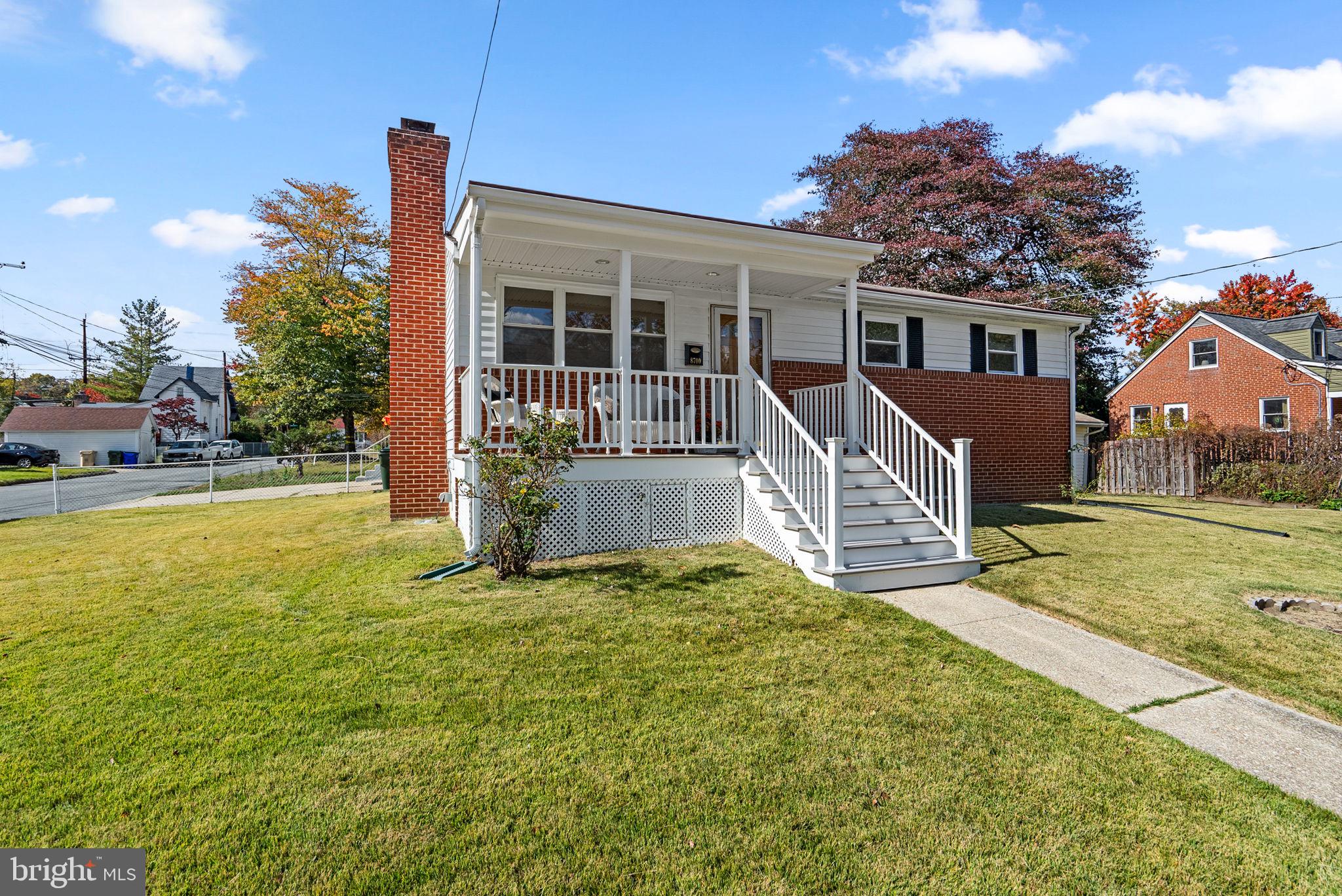 8700 50th Place College Park, MD 20740 - Photo 2 of 33 a house view with a garden space