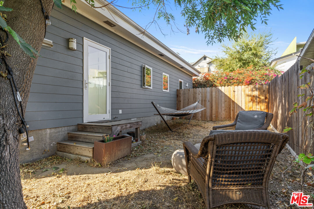 2275 Ewing Street Los Angeles, CA 90039 - Photo 16 of 19 a view of backyard with sitting area