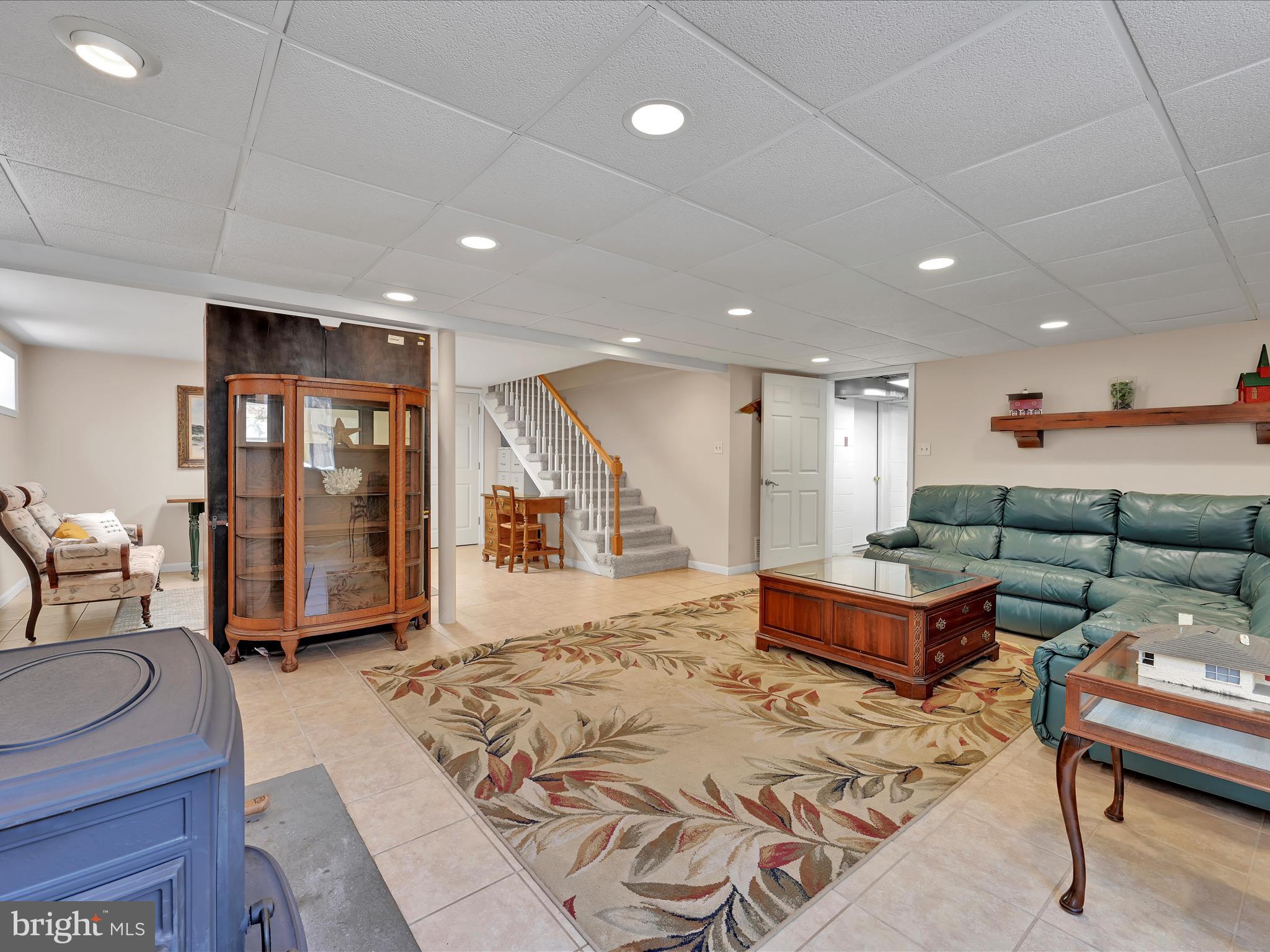 407 Vaughn Road Royersford, PA 19468 - Photo 21 of 32 Finished Basement with tile floor is a plus!