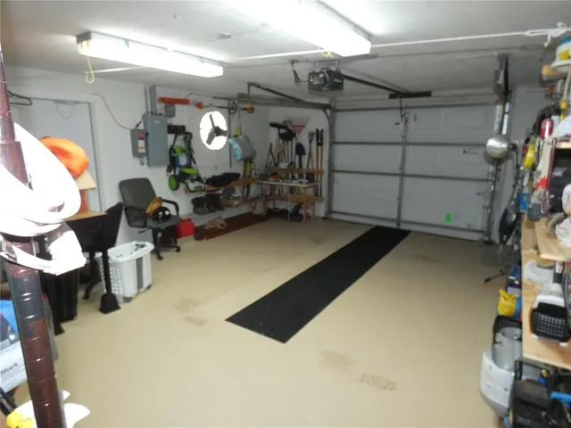 a view of gym equipment and children play room