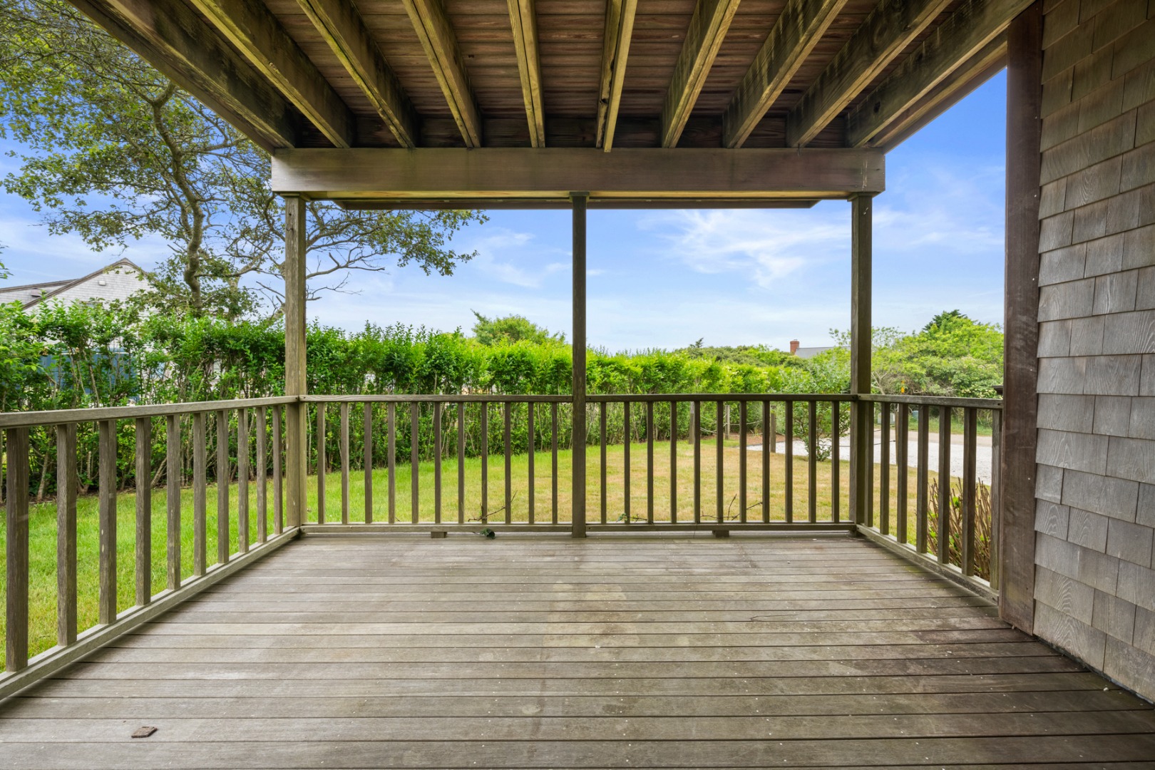 4 Berkley Street Nantucket, MA 02554 - Photo 39 of 47 a view of a balcony