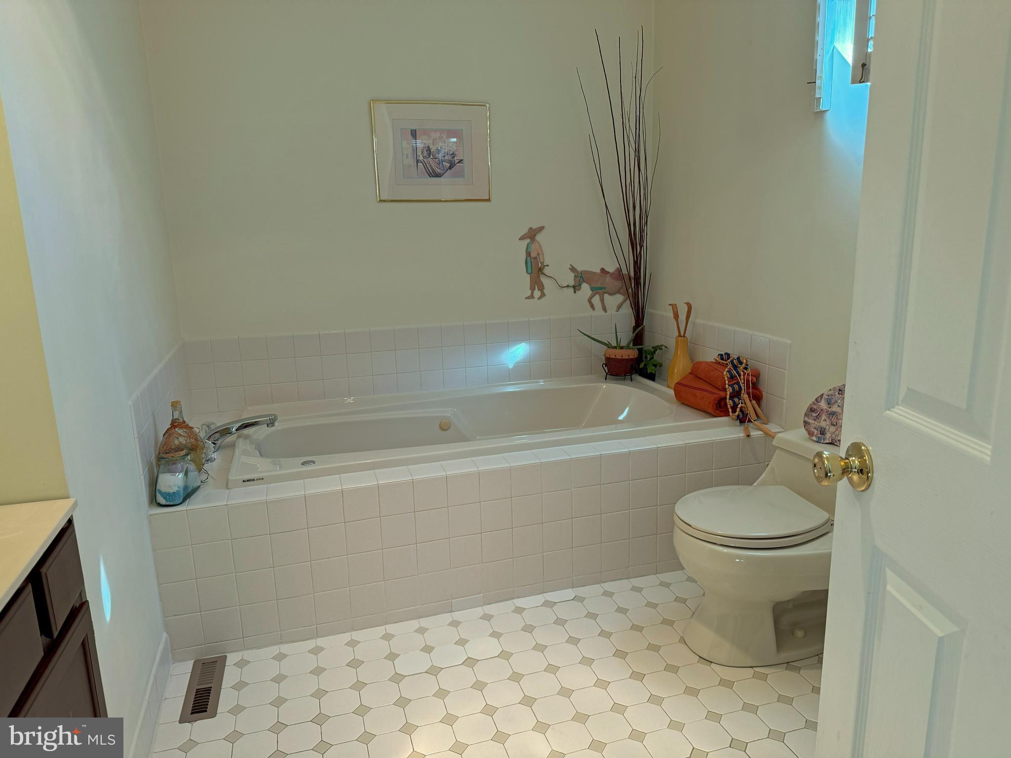 22 Chilmark Court Bear, DE 19701 - Photo 12 of 29 a bath room with a toilet and a bath tub