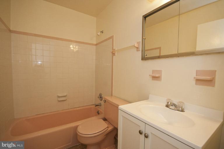 3912 Sybil Road Randallstown, MD 21133 - Photo 10 of 18 a bathroom with a sink a toilet and shower