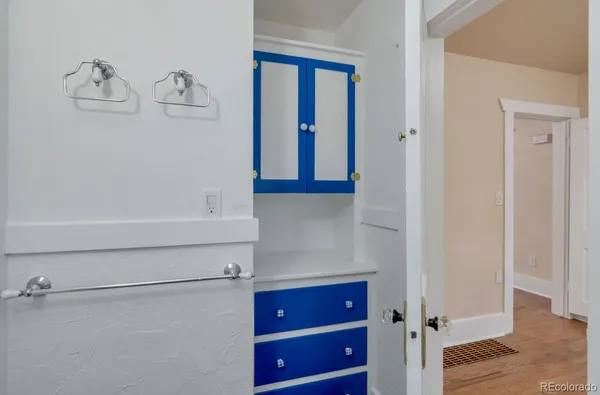 a view of cabinets