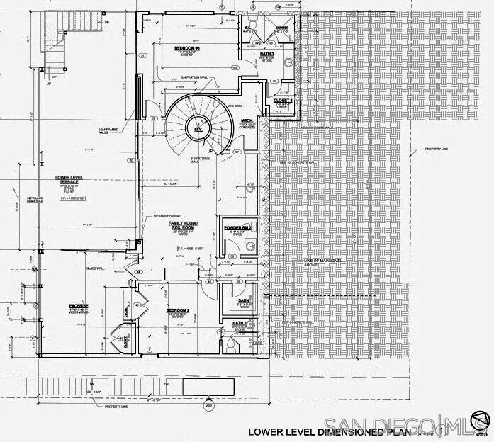 7520 Mar La La Jolla, CA 92037 - Photo 13 of 19 a black and white photo of a shower