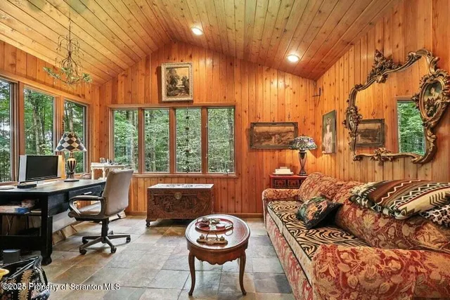 a view of a living room and a couch