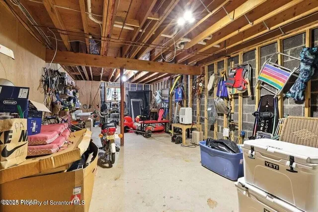 a view of storage and utility room