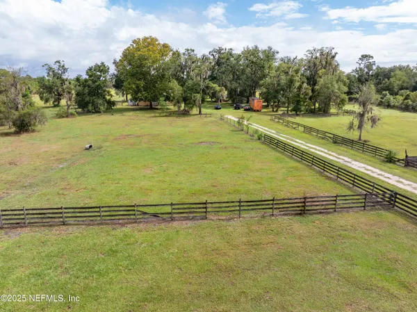 a view of an outdoor space and mountain view