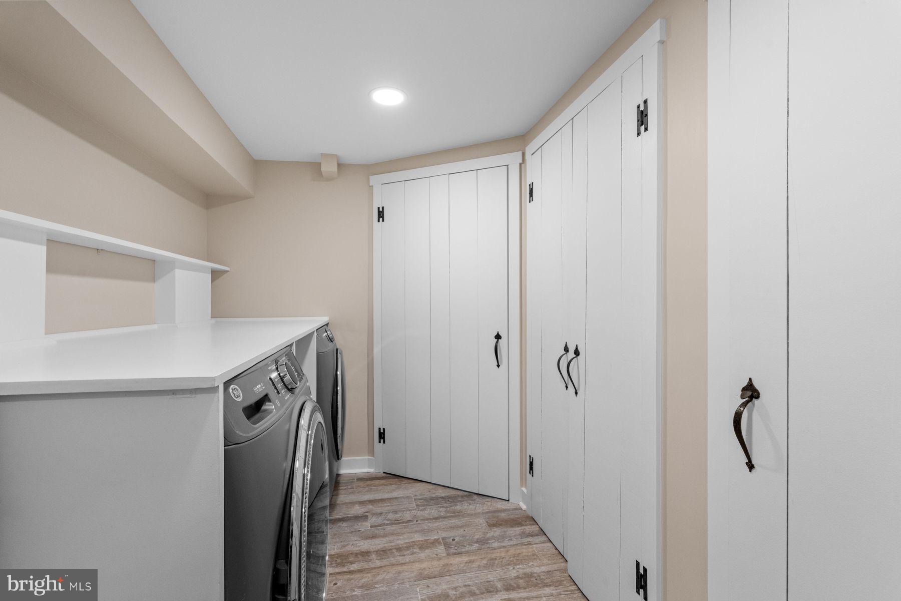 2472 River Road New Hope, PA 18938 - Photo 39 of 50 a view of a hallway with closet and wooden floor