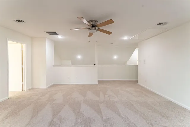 a view of an empty room