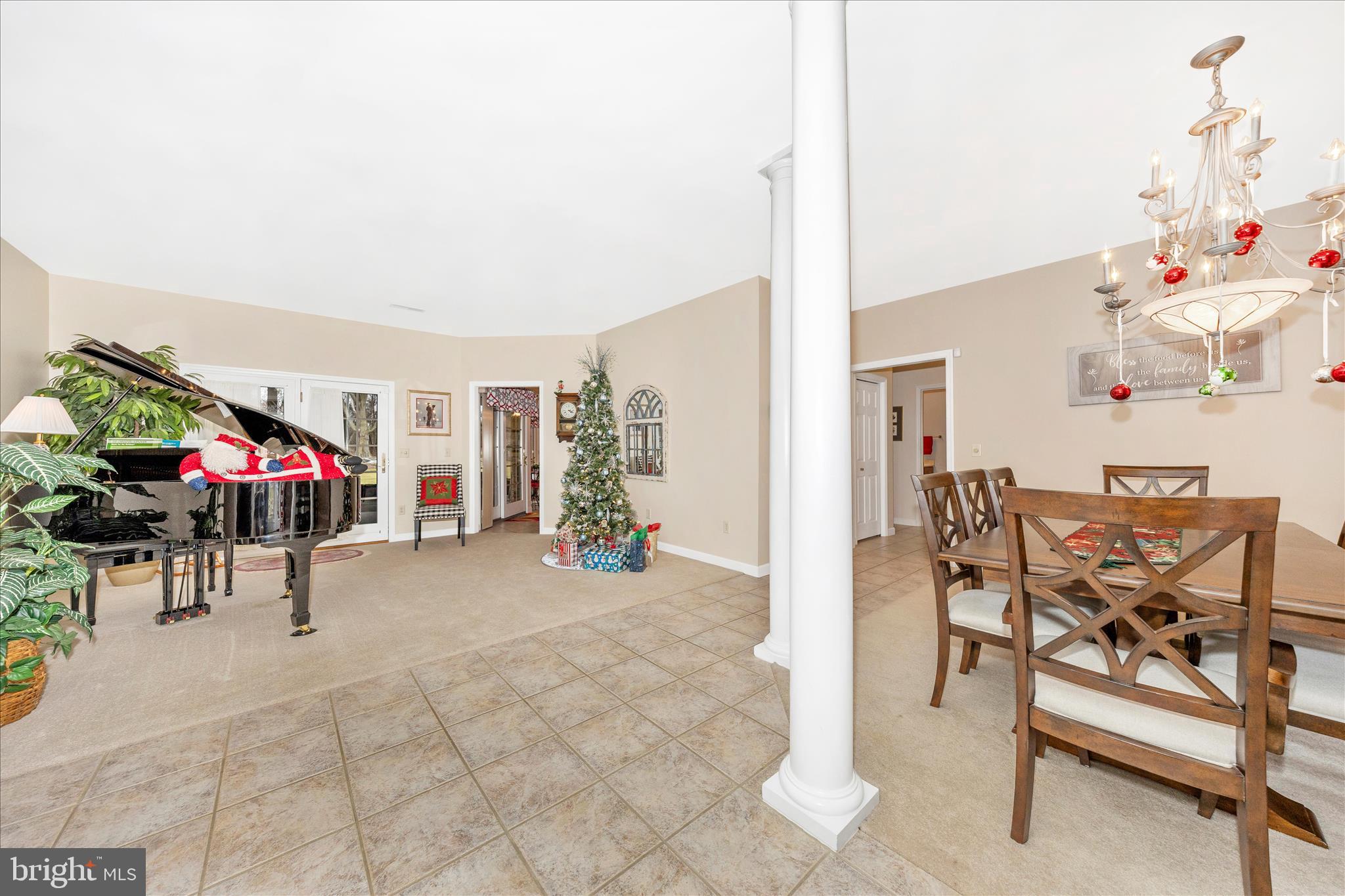 8971 Light Street Williamsport, MD 21795 - Photo 11 of 53 a view of a dining room with furniture and a chandelier