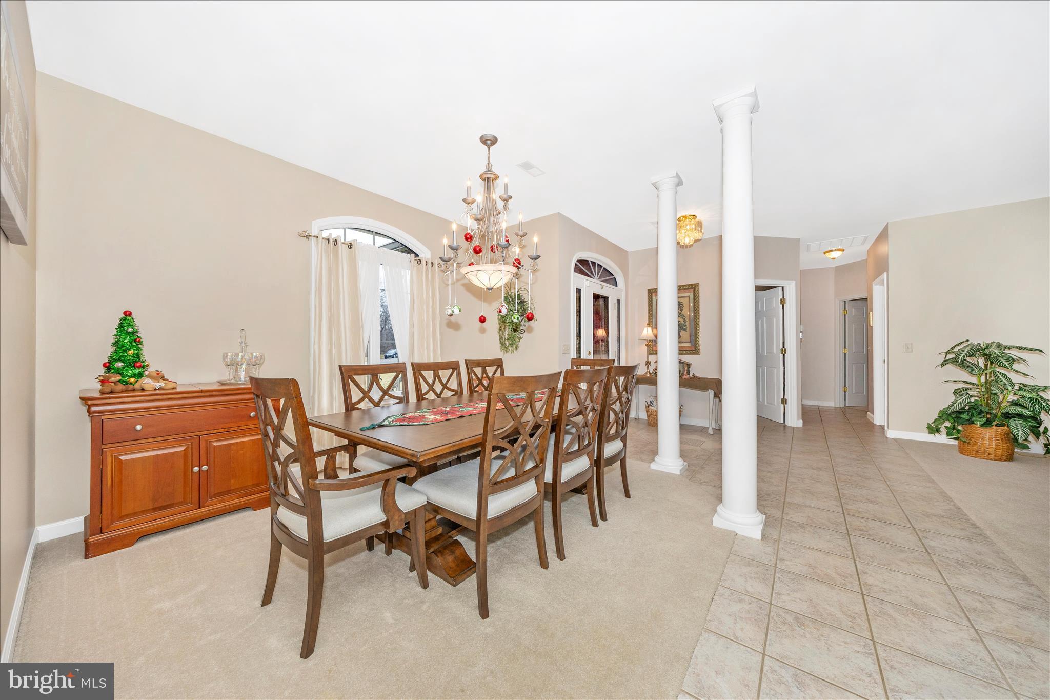 8971 Light Street Williamsport, MD 21795 - Photo 13 of 53 a view of a dining room with furniture and chandelier