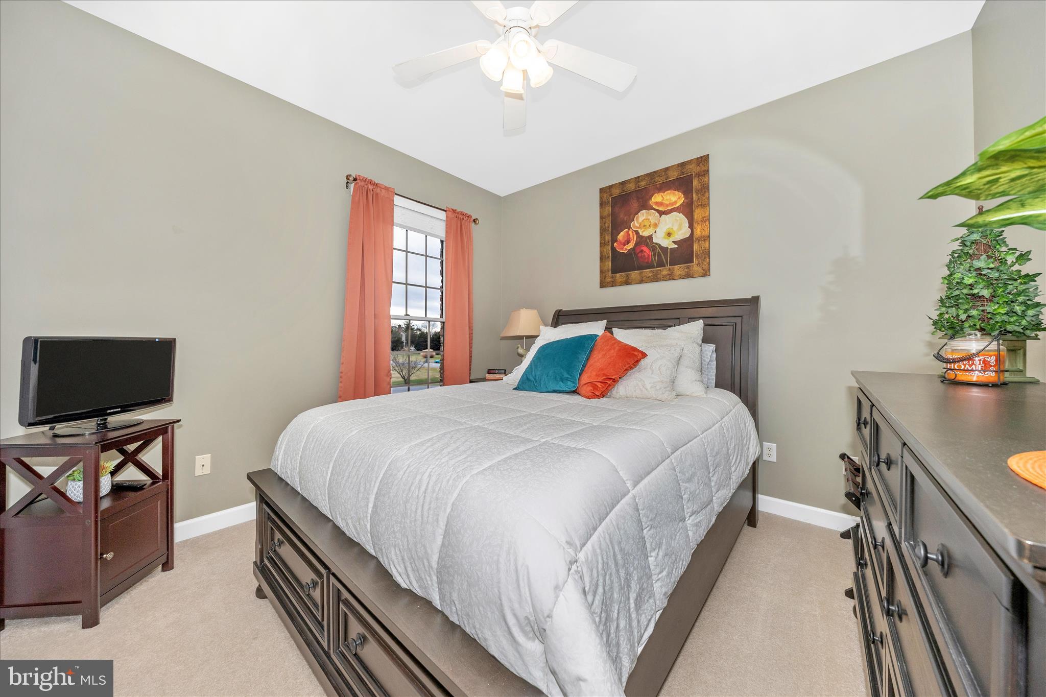 8971 Light Street Williamsport, MD 21795 - Photo 37 of 53 a bedroom with a bed and a flat screen tv