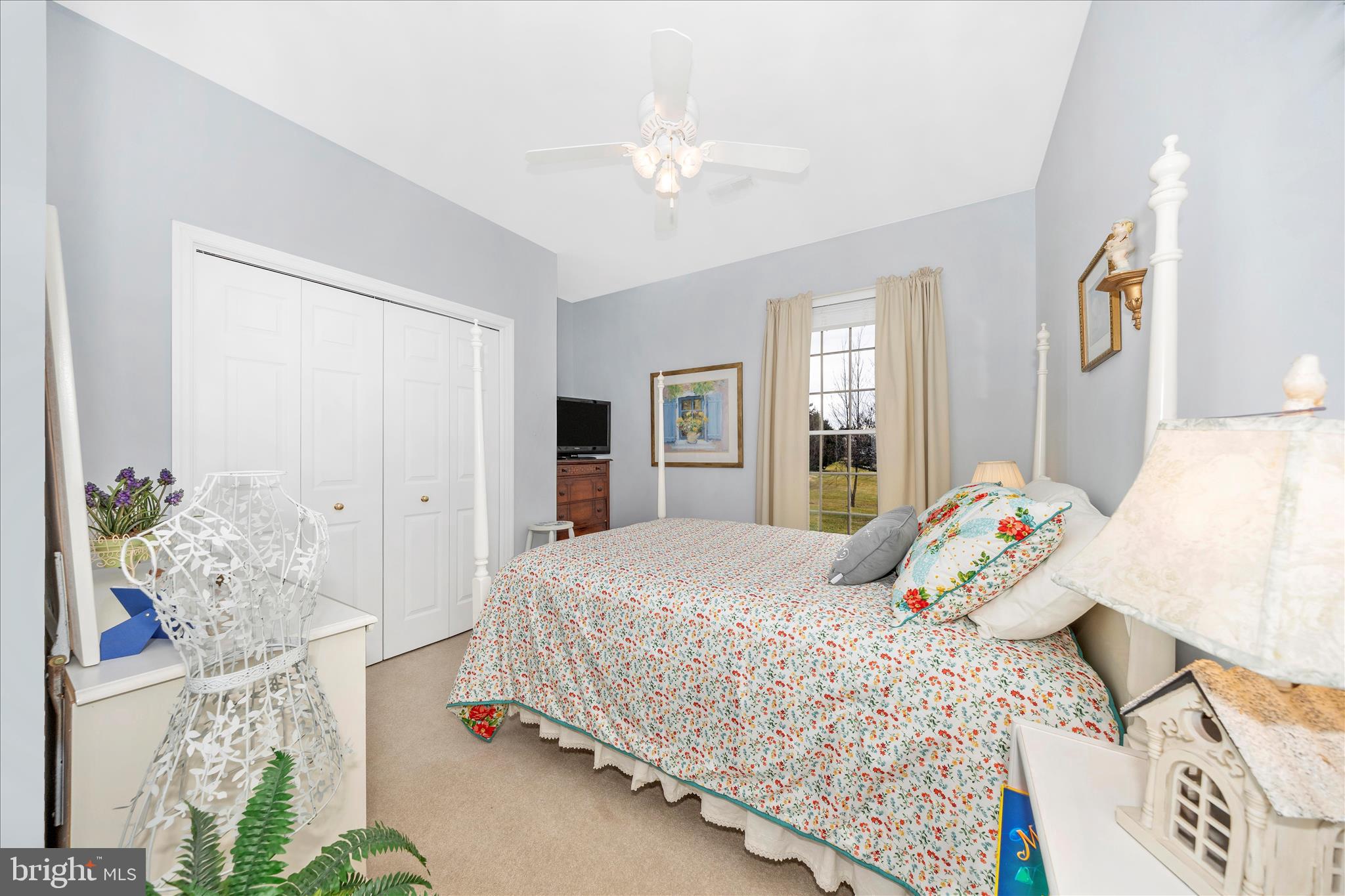 8971 Light Street Williamsport, MD 21795 - Photo 39 of 53 a bedroom with a bed and a chandelier
