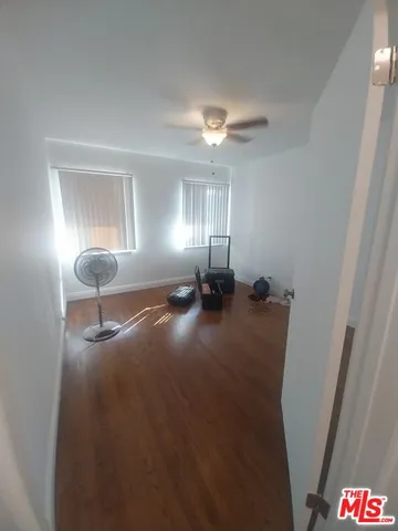 a view of a livingroom with a window