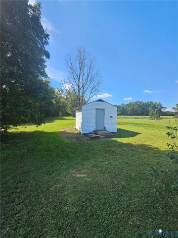 a view of an outdoor space and a yard