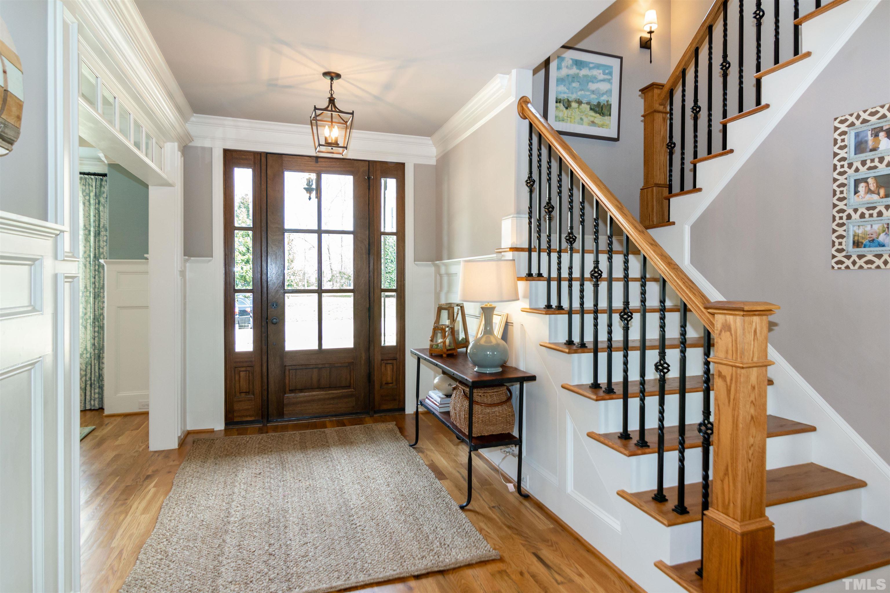 2616 Peachleaf Street Raleigh, NC 27614 - Photo 3 of 3 a view of entryway and hall with wooden floor