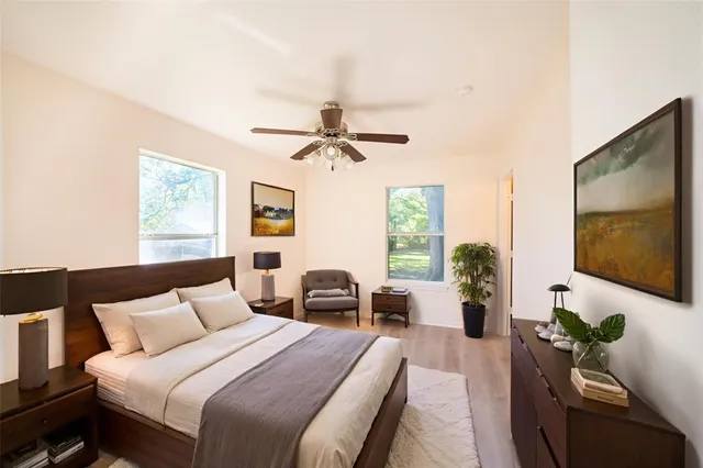 a view of a bathroom from a hallway