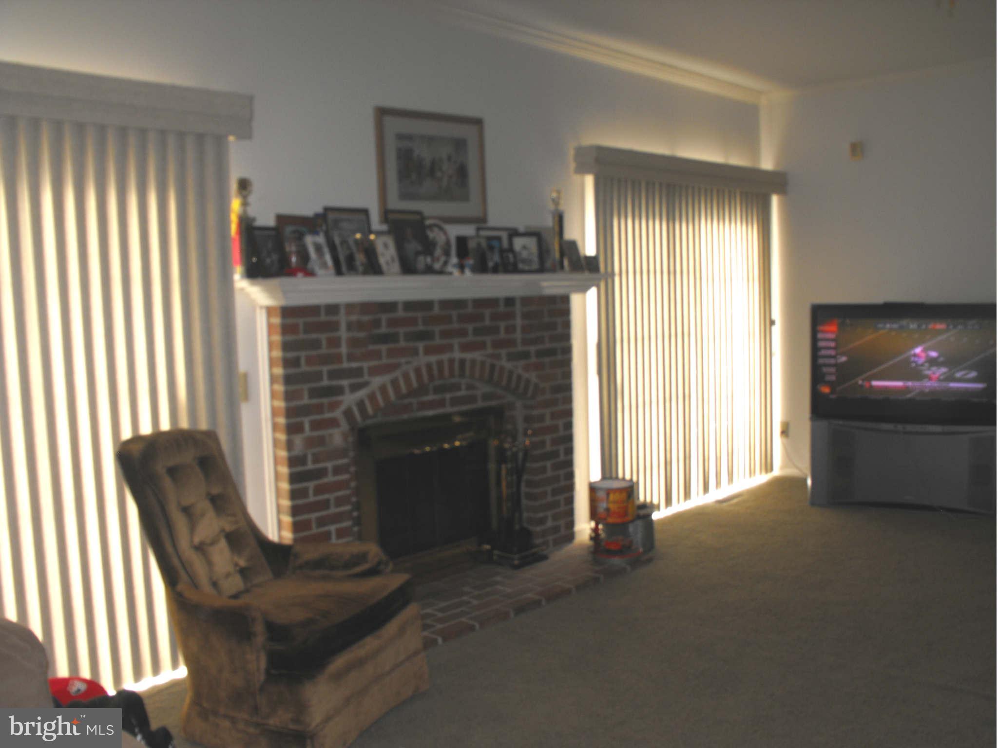 3210 Riva Ridge Court Bowie, MD 20721 - Photo 15 of 27 Family Room with Brick Fireplace