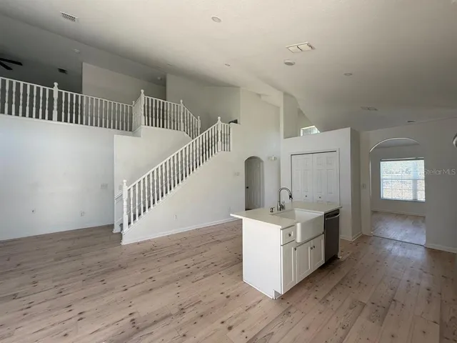 wooden floor in an empty room