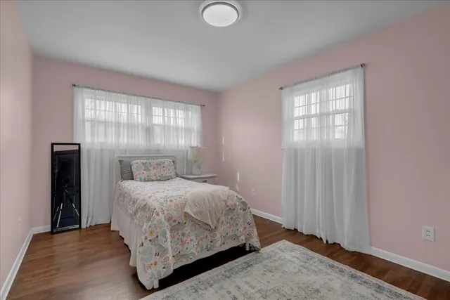a view of a chairs and tables in patio