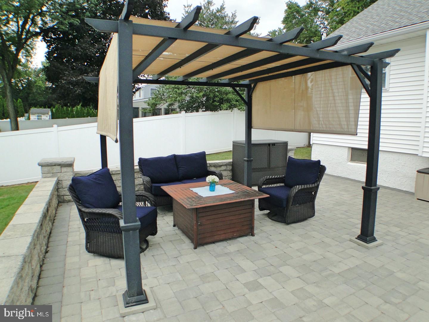 279 Norfolk Road Warminster, PA 18974 - Photo 35 of 41 Back Patio Pergola