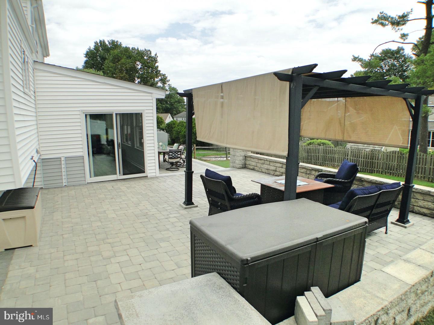279 Norfolk Road Warminster, PA 18974 - Photo 36 of 41 Back Two Level Patio with Pergola