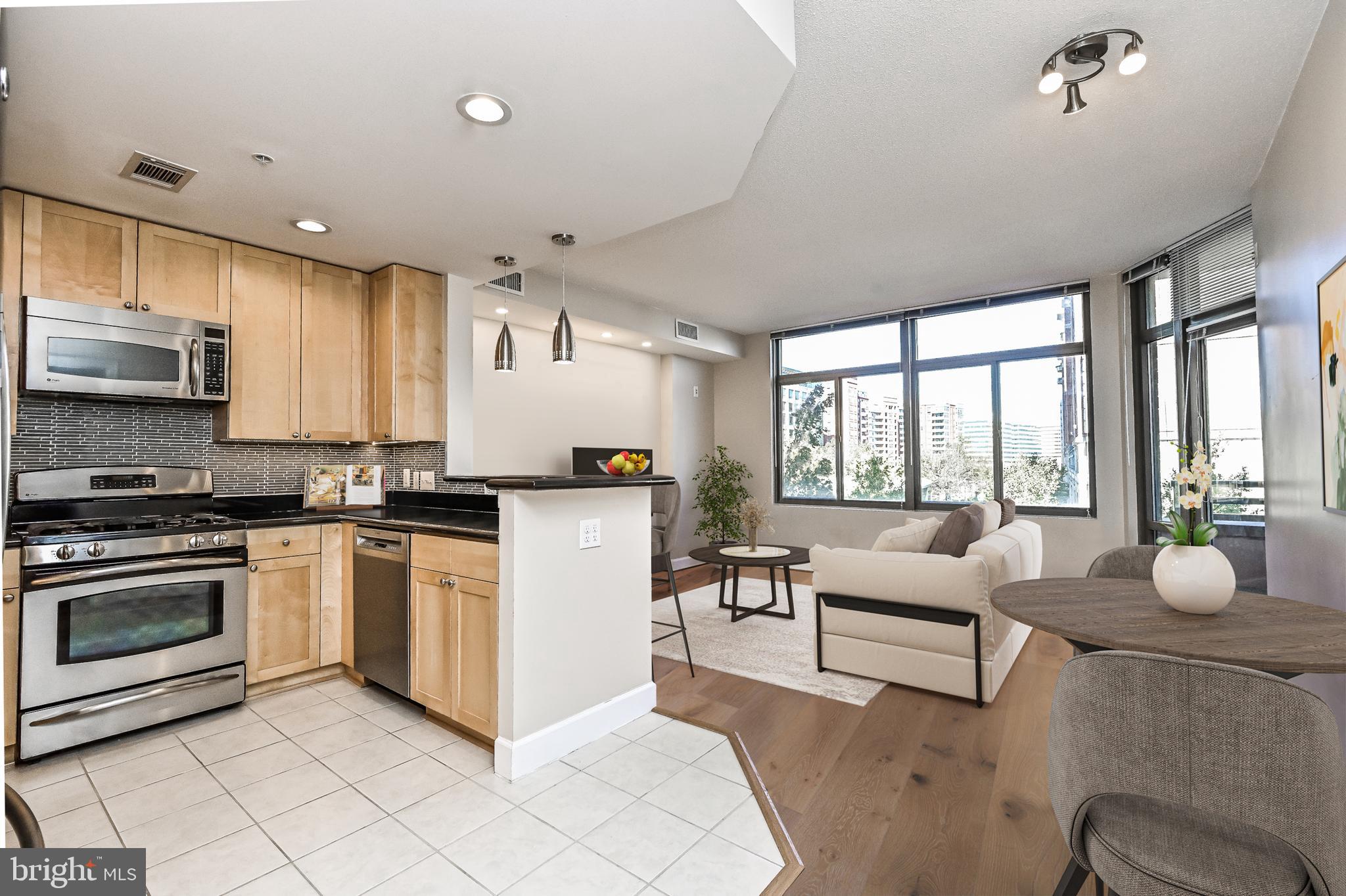 3650 South Glebe Road, Unit 345 Arlington, VA 22202 - Photo 46 of 46 Open Concept Floor Plan