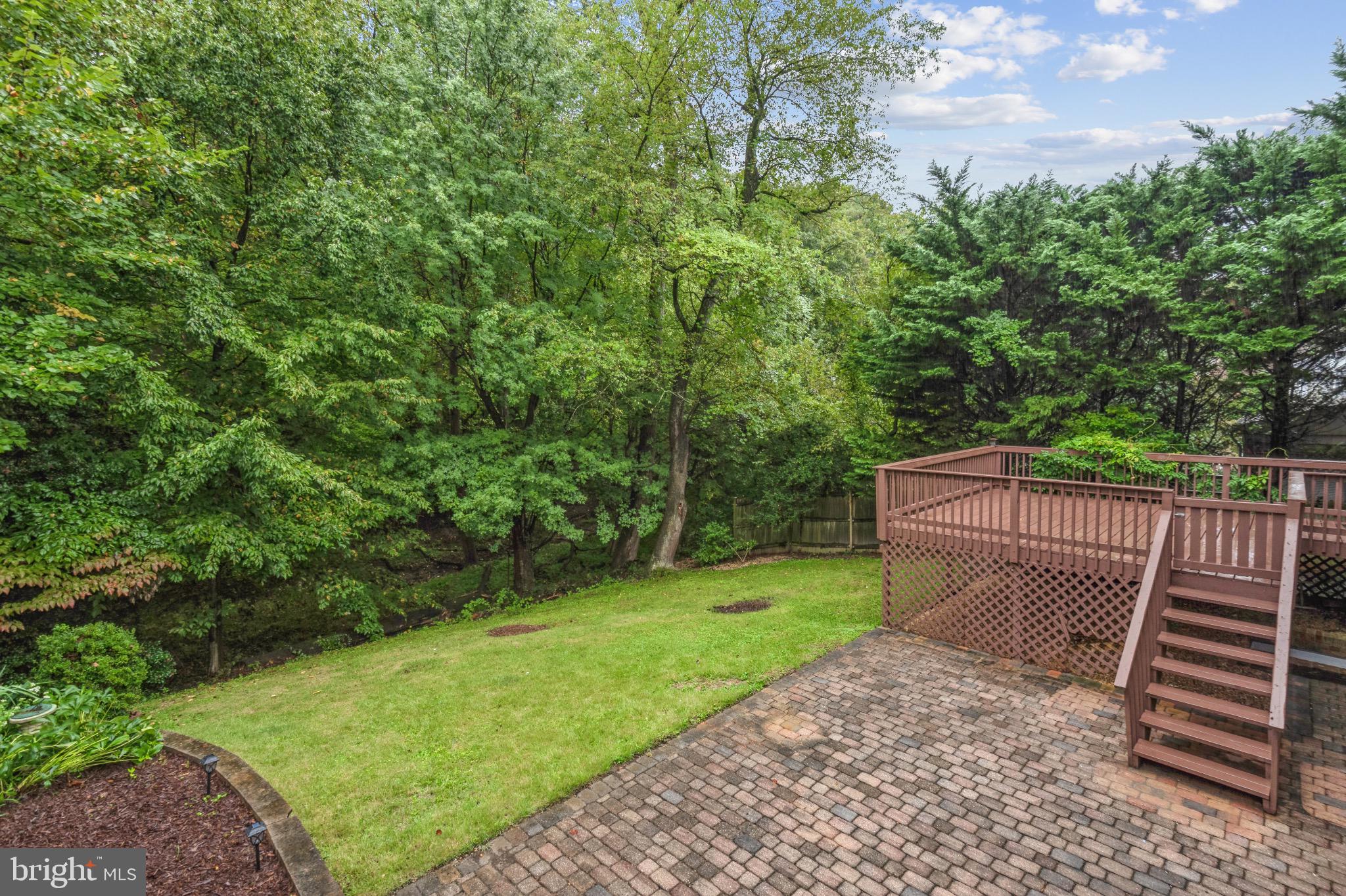 2926 Kanawha Street Northwest Washington, DC 20015 - Photo 29 of 34 a view of a backyard with sitting area