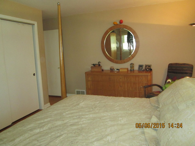3655 Poplar Road Flossmoor, IL 60422 - Photo 14 of 23 a bedroom with a bed and a mirror