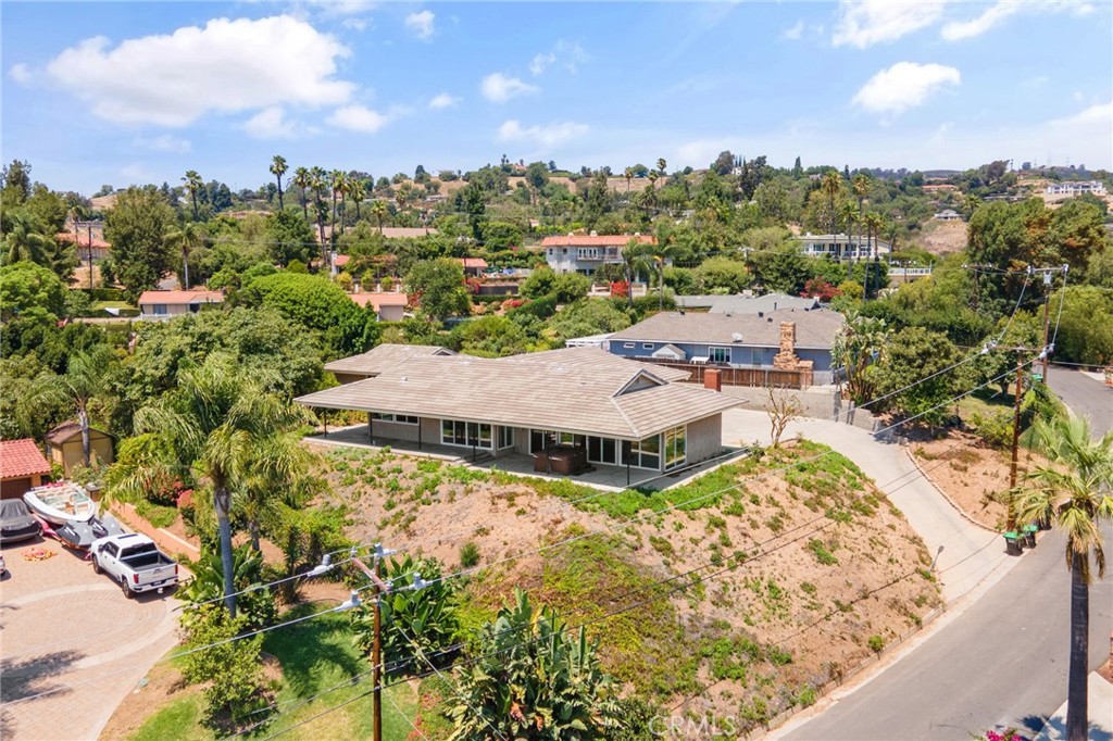 1281 Mayapan Road La Habra Heights, CA 90631 - Photo 53 of 65 an aerial view of residential houses with outdoor space and trees