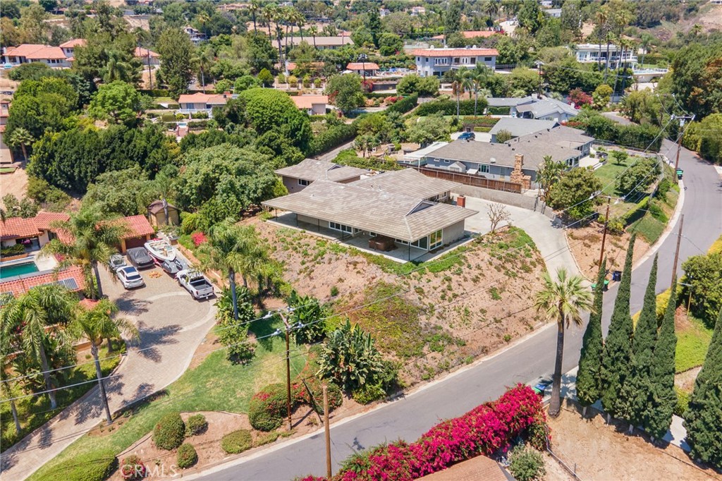 1281 Mayapan Road La Habra Heights, CA 90631 - Photo 54 of 65 an aerial view of residential houses with outdoor space