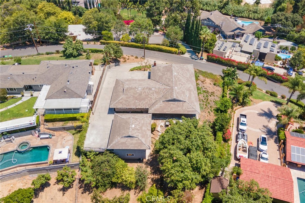 1281 Mayapan Road La Habra Heights, CA 90631 - Photo 61 of 65 an aerial view of residential houses with outdoor space
