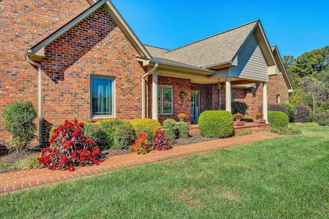 wooden floor with a bathroom