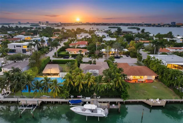 a view of a city with lake view