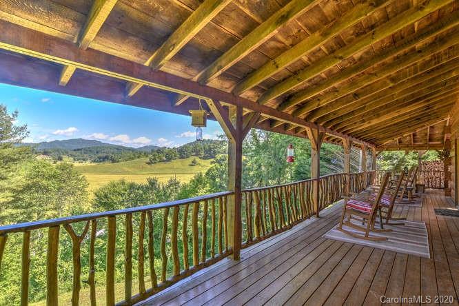 110 Cornerstone Ridge Waynesville, NC 28786 - Photo 6 of 33 a view of a balcony with wooden floor