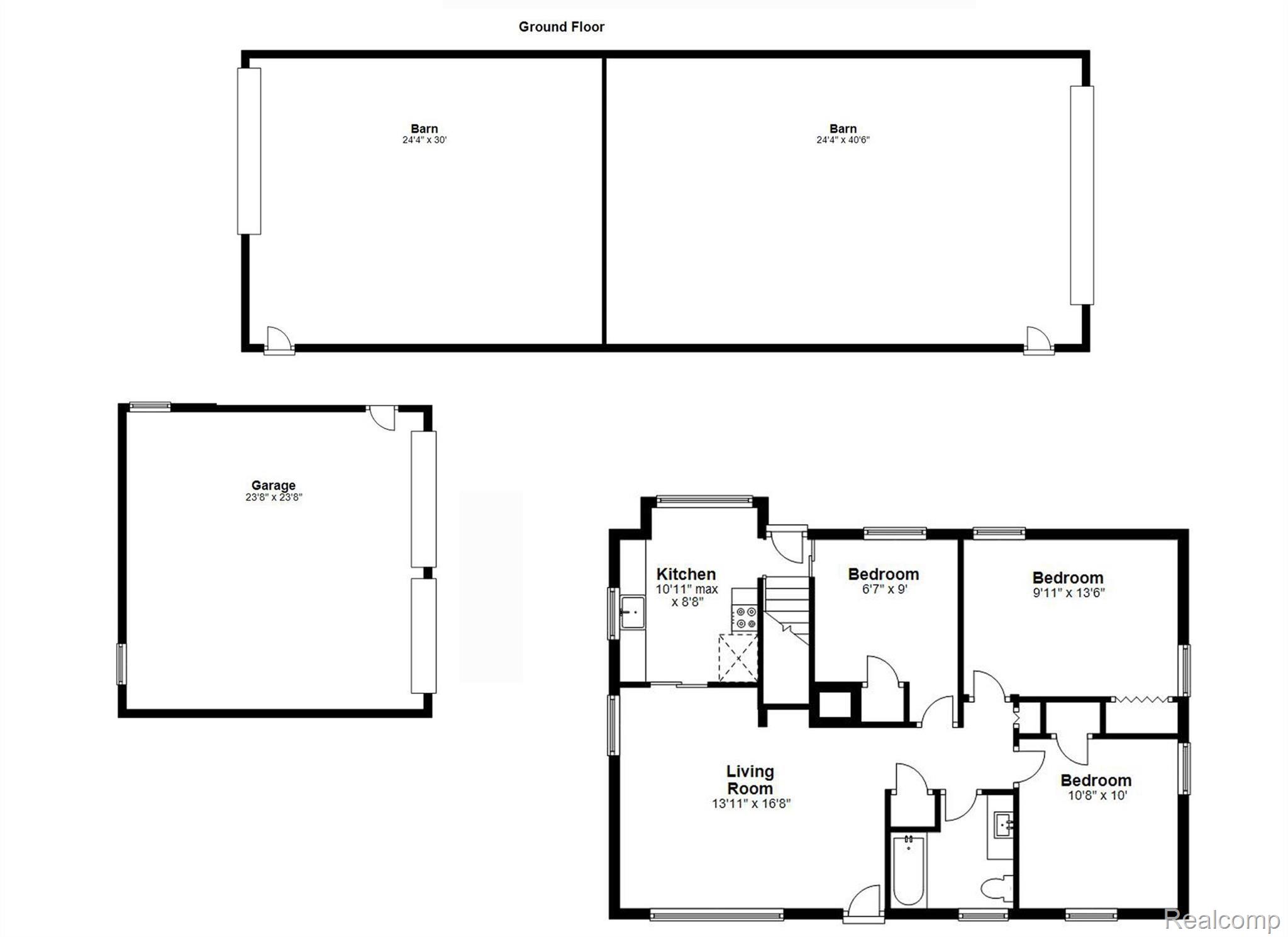 23620 Karr Road Belleville, MI 48111 - Photo 28 of 29 23620 Karr Road, Belleville MI - Floor 1 copy.jpg
